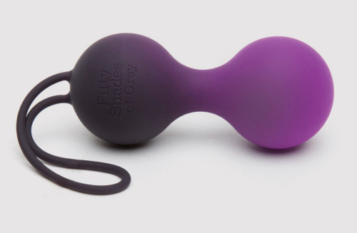 Черные, меняющие цвет вагинальные шарики Inner Goddess Colour-Changing Jiggle Balls 90g - 1