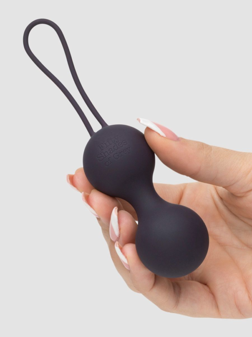 Черные, меняющие цвет вагинальные шарики Inner Goddess Colour-Changing Jiggle Balls 90g - 4